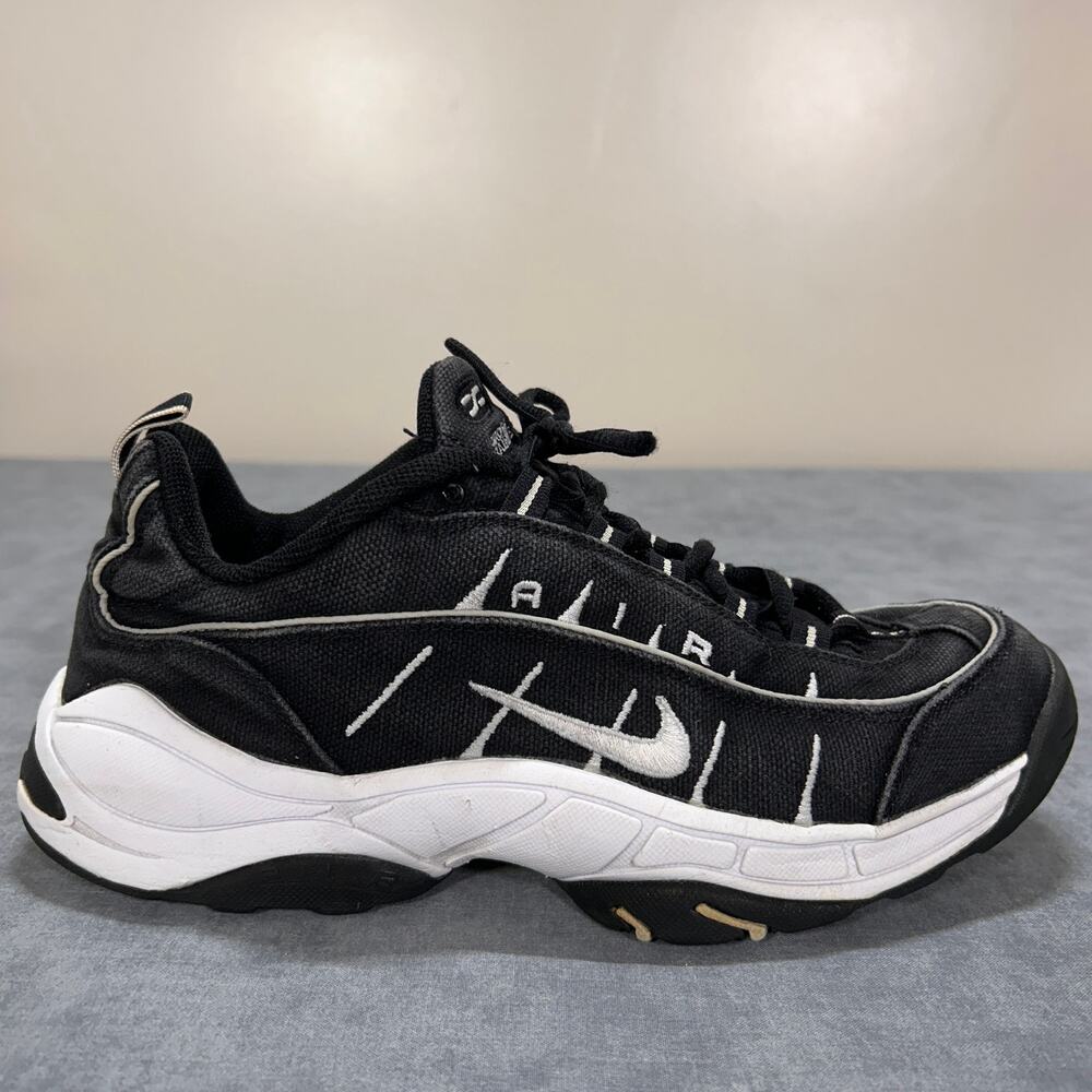 Vintage Nike Air Max 2 Cross Trainer Sneakers Black White 173242-005 Mens 9 Y2K